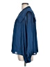 Crosby 100% Polyester Blue Long Sleeve Blouse Size L - photo 5