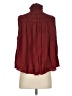 FRAME 100% Viscose Burgundy 3/4 Sleeve Blouse Size XS - photo 2