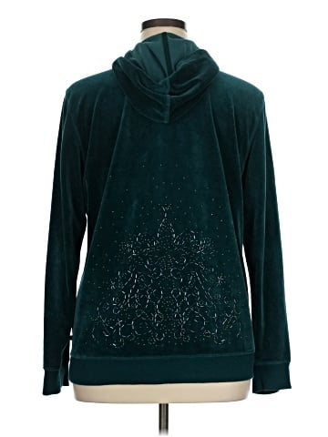 Zenergy by Chico's Zip Up Hoodie (view 2)