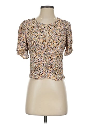 ASTR The Label Short Sleeve Blouse (view 1)