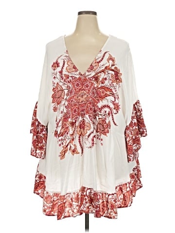 Aveology 3/4 Sleeve Blouse (view 1)