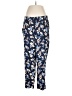 Jessica Simpson 100% Viscose Floral Blue Casual Pants Size M - photo 1