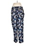 Jessica Simpson 100% Viscose Floral Blue Casual Pants Size M - photo 2