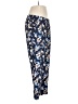 Jessica Simpson 100% Viscose Floral Blue Casual Pants Size M - photo 4