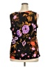 IMAN Black Sleeveless Blouse Size 2X - photo 2