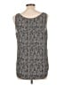Eileen Fisher 100% Silk Gray Sleeveless Top Size L - photo 2