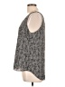 Eileen Fisher 100% Silk Gray Sleeveless Top Size L - photo 5