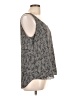 Eileen Fisher 100% Silk Gray Sleeveless Top Size L - photo 4