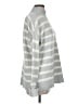 Ann Taylor LOFT Stripes Gray Pullover Sweater Size M - photo 4