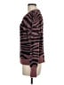 Express Animal Print Burgundy Pullover Sweater Size M - photo 5