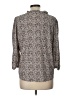 Adrianna Papell Ivory Gray 3/4 Sleeve Blouse Size L - photo 2