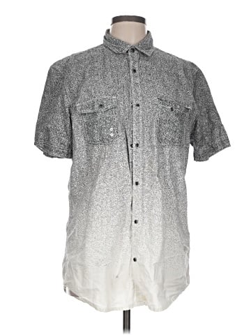 INC International Concepts Short Sleeve Button-Down Shirt (view 1)