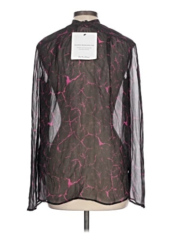 Theyskens' Theory Long Sleeve Silk Top (view 2)