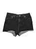 Levi's Black Denim Shorts Size 33 waist - photo 1