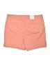 Ann Taylor LOFT Solid Orange Shorts Size 10 - photo 2