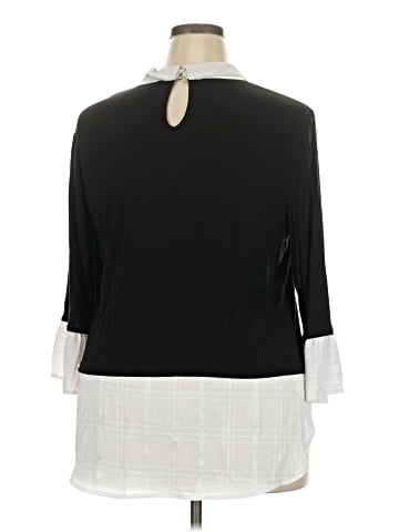 Elle 3/4 Sleeve Blouse (view 2)