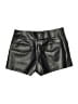 Zara 100% Polyester Metallic Black Shorts Size M - photo 2