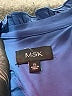 MSK 100% Polyester Solid Blue Casual Dress Size XL - photo 7