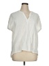 Matty M 100% Cotton Ivory Short Sleeve Henley Size XL - photo 1