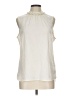 H&M 100% Polyester Ivory Sleeveless Blouse Size 12 - photo 1
