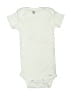 Gerber 100% Cotton Solid Ivory Short Sleeve Onesie 18-24 MO / 24 MO - photo 1