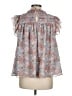 En Saison 100% Polyester Teal Short Sleeve Blouse Size M - photo 2
