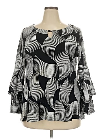 Alfani 3/4 Sleeve Blouse (view 1)