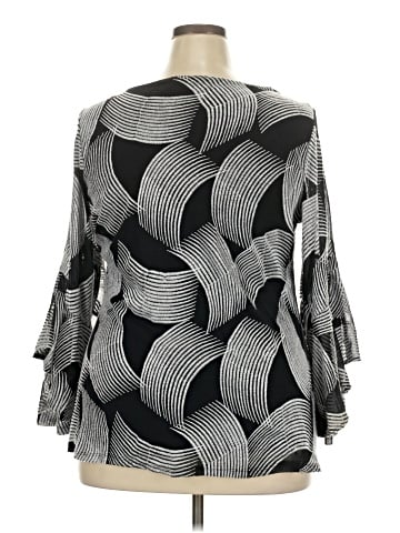 Alfani 3/4 Sleeve Blouse (view 2)