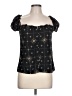 Auguste Stars Black Short Sleeve Blouse Size 8 - photo 1