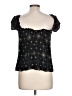 Auguste Stars Black Short Sleeve Blouse Size 8 - photo 2