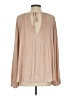 Elizabeth and James Tan Long Sleeve Blouse Size XS - photo 2