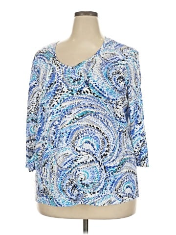 Karen Scott 3/4 Sleeve T-Shirt (view 1)