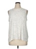 LUXE Silver Sleeveless T-Shirt Size XL - photo 1