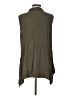 Fever 100% Rayon Green Sleeveless Button-Down Shirt Size L - photo 2