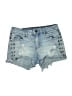 Tractr Blue Denim Shorts Size 10 - photo 1