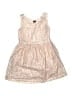 Gap Kids 100% Polyester Metallic Gold Dress Size 6 - 7 - photo 1