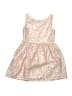 Gap Kids 100% Polyester Metallic Gold Dress Size 6 - 7 - photo 2