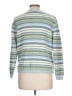 St. John's Bay 100% Cotton Stripes Blue Pullover Sweater Size L - photo 2