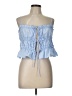 Zara Blue Sleeveless Blouse Size L - photo 1