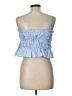 Zara Blue Sleeveless Blouse Size L - photo 2