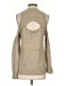 Rebecca Minkoff Tweed Tan Wool Pullover Sweater Size S - photo 2
