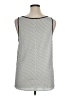 Ann Taylor LOFT Outlet 100% Polyester Silver Sleeveless Top Size XL - photo 2