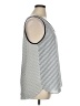 Ann Taylor LOFT Outlet 100% Polyester Silver Sleeveless Top Size XL - photo 4