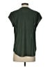 Monday Fun 100% Polyester Polka Dots Green Short Sleeve Blouse Size S - photo 2