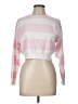 rue21 Stripes Pink Pullover Sweater Size L - photo 1