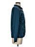 Bcg 100% Polyester Metallic Teal Track Jacket Size S - photo 4