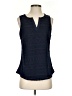Market and Spruce 100% Polyester Blue Sleeveless Blouse Size S - photo 1
