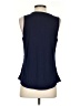 Market and Spruce 100% Polyester Blue Sleeveless Blouse Size S - photo 2