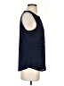 Market and Spruce 100% Polyester Blue Sleeveless Blouse Size S - photo 4
