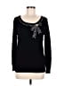 Roz & Ali Black Pullover Sweater Size M - photo 1